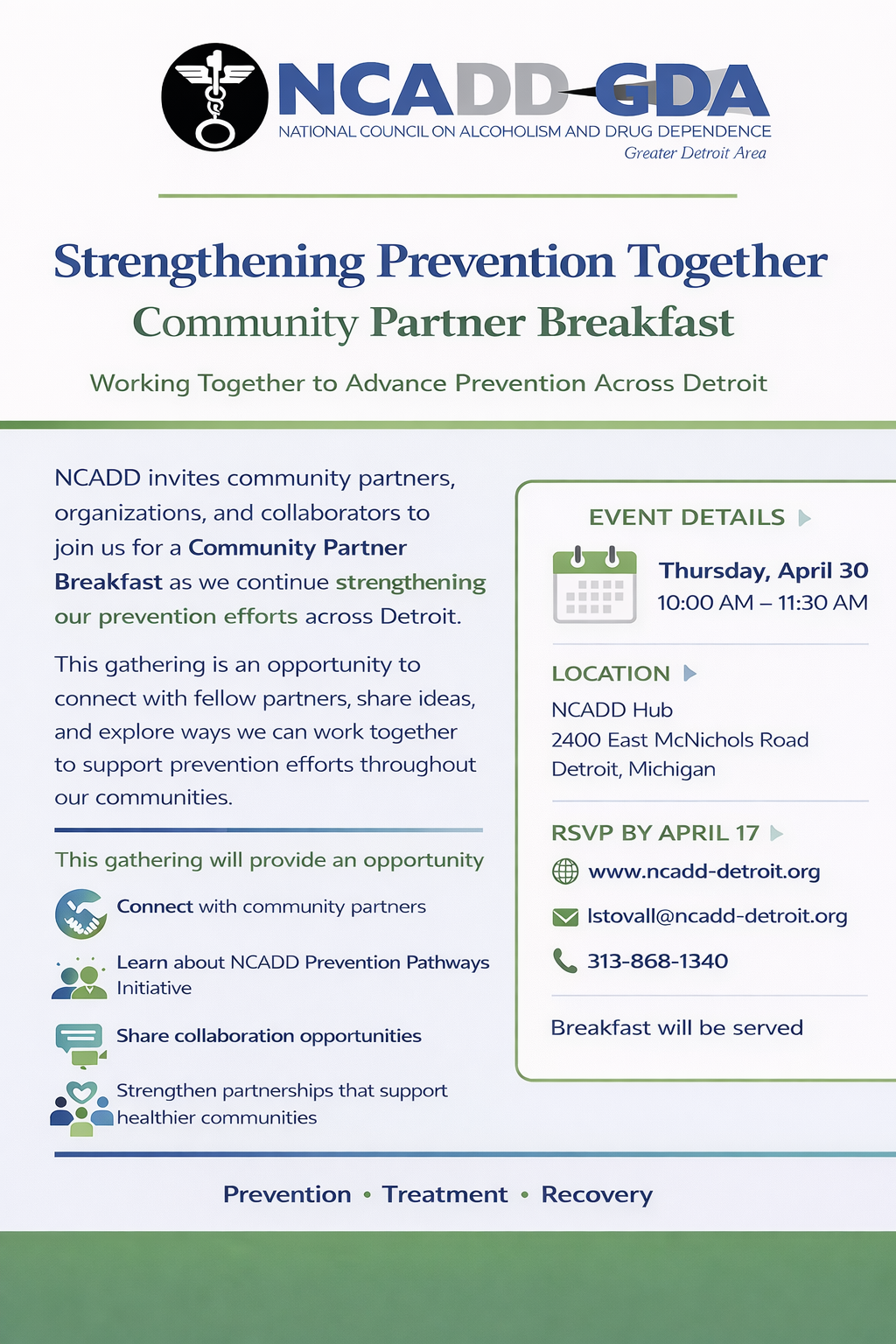 Pathways Partner Breakfast Invitation